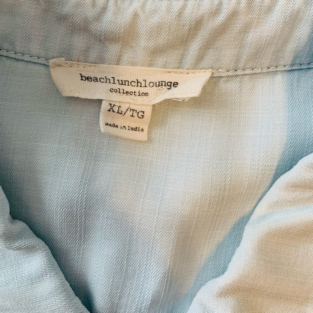 BeachLunchLounge Women’s Light Denim Sleeveless Midi Dress. Size Xl SKU 036 - Picture 14 of 16